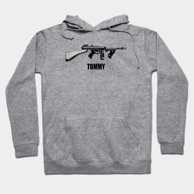 Tommy Gun Hoodie by andrea-balza